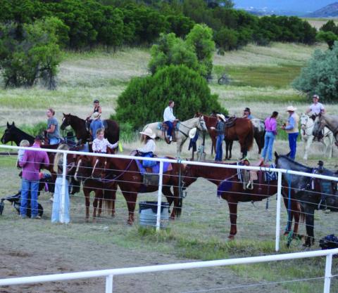 Riders prepare to have some fun at the RCCSC Fun Show. Courtesy Photo