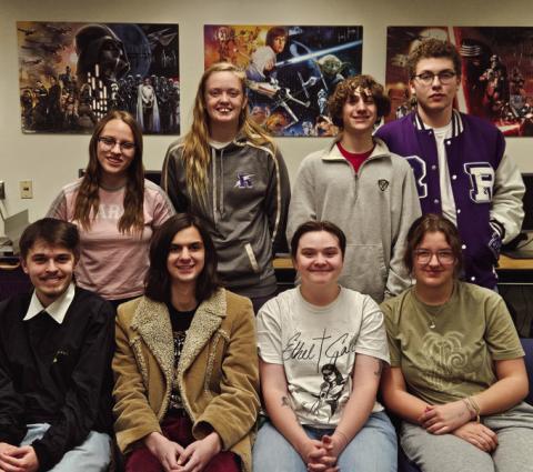 Front Row, L-R: Gabe Garcia, Cole Brooks, Emma Garcia, Carina Milne Back Row: Kaci Ford, Tavie Hunter, Carter Ford, Mathius Lorenz Courtesy Photo