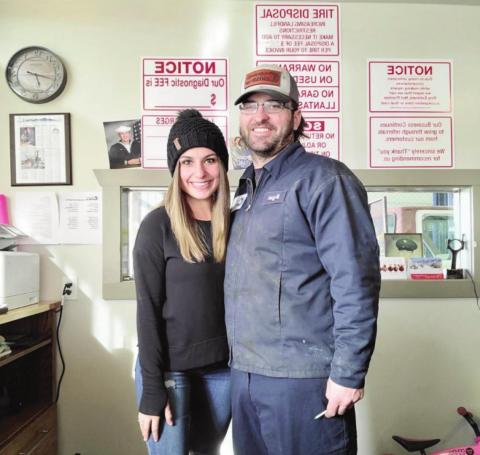 Bryon and Erika Seybold, owners/operators of The Service Center in Colorado City, extend their gratitude to the community. Courtesy Photo