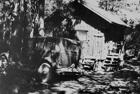 One of the first cabins built Courtesy Photo