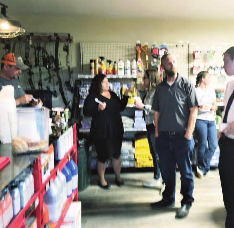 Greenhorn Valley Ace Hardware was host to a well attended chamber networking ice cream social on Thursday. Courtesy Photo