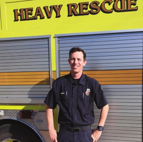 Jordan Fenimore has earned numerous certifications to serve as an EMT and firefighter for the Rye Fire Protection District. Courtesy Photo