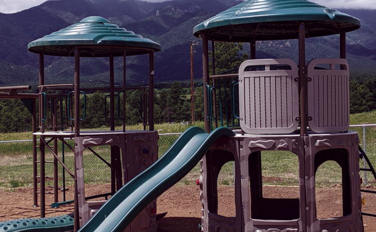 Courtesy Photo A new playground is ready for use at the Greenhorn Valley Baptist Church Daycare facility, located at 7965 Grand Vista, Rye, Colorado.