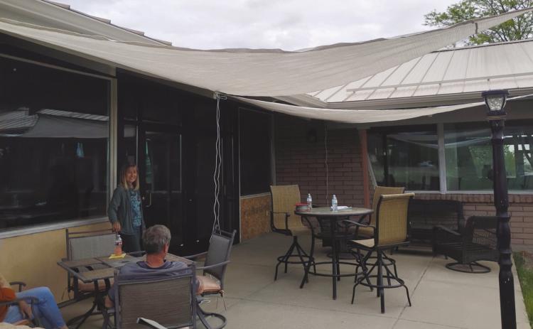 Summer plans are in place as VFC volunteers make the outdoor concert venue more comfortable. Courtesy Photo