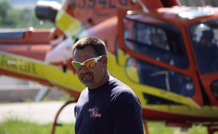Rye Fire Protection District Fire Chief Steve Bennett has held his EMT certification since 1992. Courtesy Photo