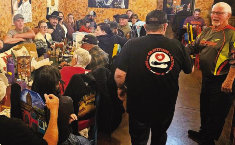The Sangre Snowrunners Snowmobile Club is enjoying their Christmas party at Three Margaritas in Pueblo West, where their meetings are held on the second Thursday of each month. Courtesy Image