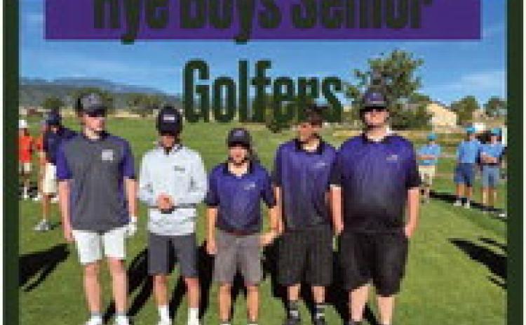 RHS Senior Golfers (L-R) Andrew Potter, Jay Graham, Mason Ford, Anthony Hutcheson Courtesy Photo