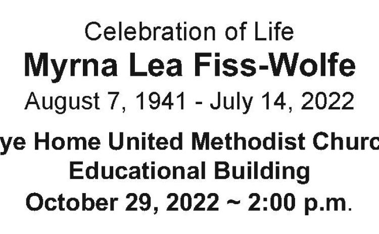 Myrna Lea Fiss-Wolfe