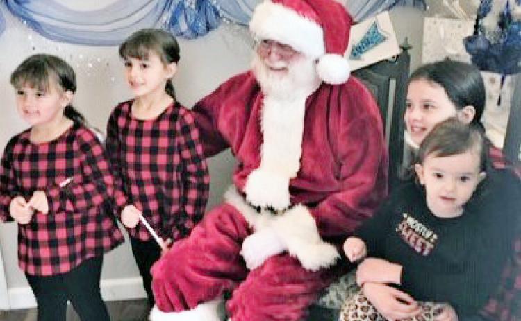 Santa with children from Rye