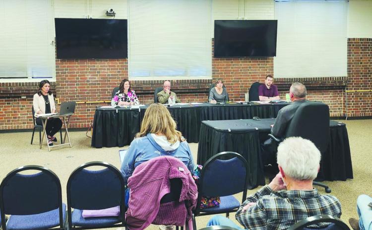 The Pueblo County School District 70 Board of Education interviewed four candidates for the District II Director position. Photo by Shirley Pigg