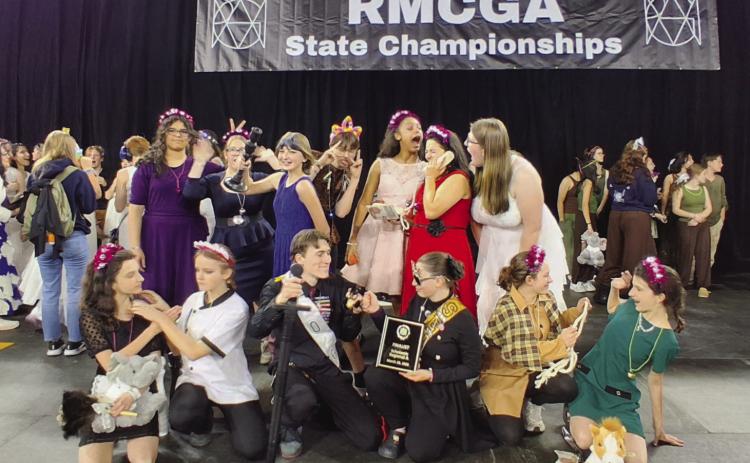 Rye High School Winterguard Competes Against 24 Teams