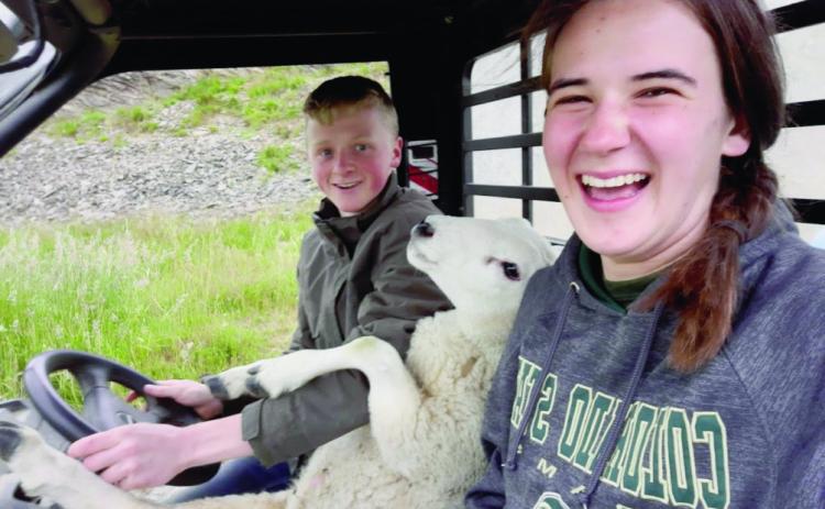 Rye High School graduate Catie Wolyn participates in International Farm Youth Exchange program. Courtesy Photo