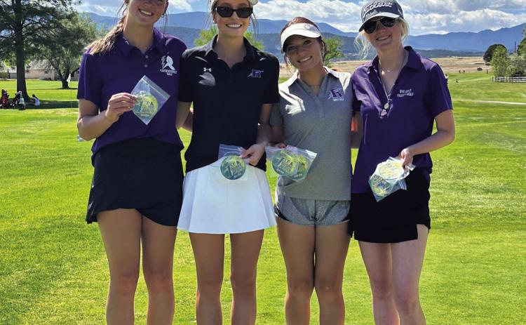 RHS Golf (left to right): Reese Simpson, Hannah Davis, Gloriana Ruiz, Olivia Donlon Courtesy Photo