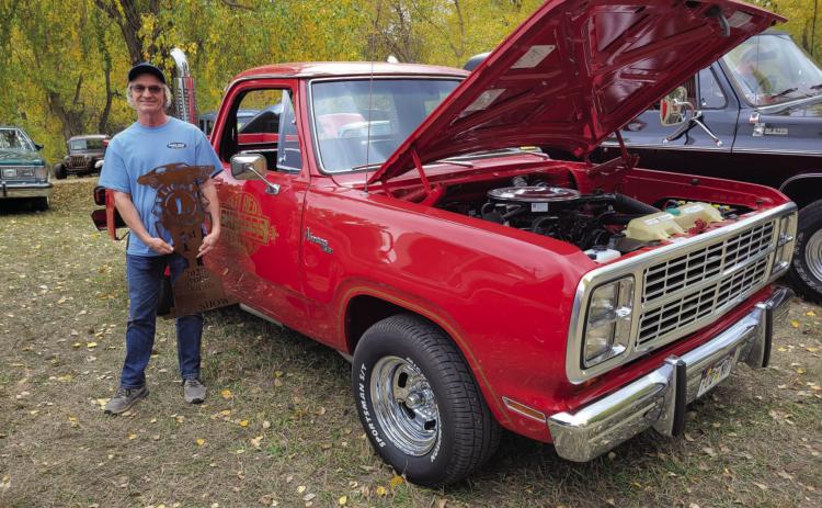 The 2025 Colorado City / Rye Lions Club Autumn Spooktakular Car Show 1st Place Stock Division winner, 1979 Dodge Lil Red Express. Courtesy Photo