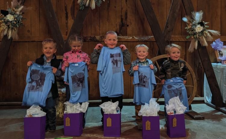 Leadline contestants all received a witty T-Shirt at the RCC Saddle Club Awards Banquet. Courtesy Photo
