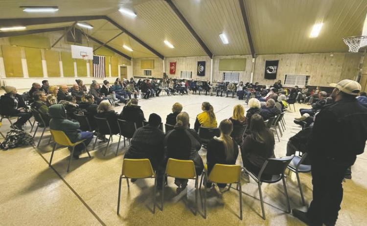 The Beulah Community was enthusiastic about exploring options after the last District 70 Board of Education meeting and possible closure of the Beulah School of Natural Sciences. Courtesy Photo