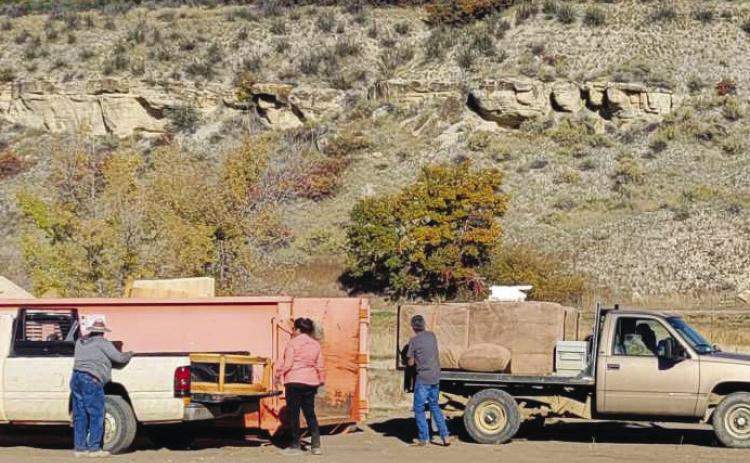 Residents take advantage of the Community Cleanup Day to dispose of unwanted furniture. Please note the change of location this year to the Colorado City Recreation Center at 5000 Cuerno Verde in Colorado City. Courtesy Photo