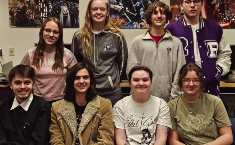 Front Row, L-R: Gabe Garcia, Cole Brooks, Emma Garcia, Carina Milne Back Row: Kaci Ford, Tavie Hunter, Carter Ford, Mathius Lorenz Courtesy Photo