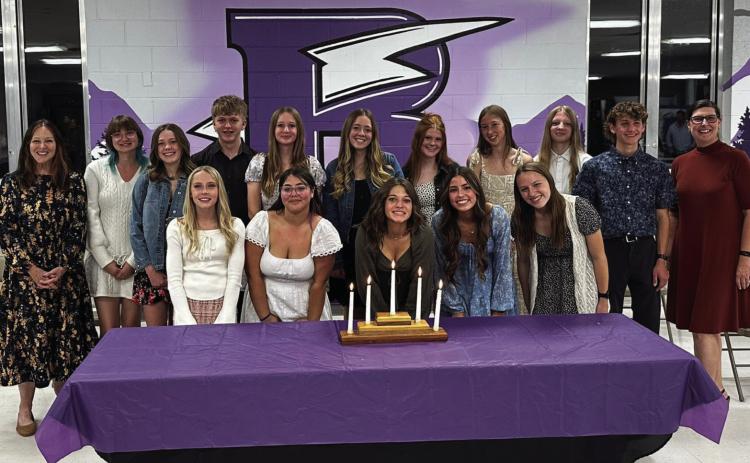 Fourteen outstanding students were inducted into the Rye High School National Honor Society on October 15, 2025 Courtesy Photo