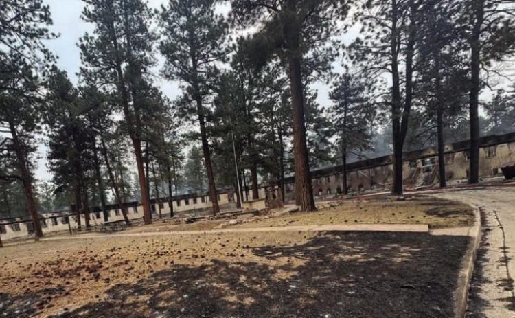 Beloved Horseshoe Lodge Burns My Heart is Broken