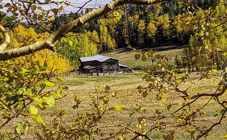 BEST PHOTOGRAPH - 2022 Fourth Quarter Review, by Deb Straub. The Pope Barn near San Isabel. Submit your photos to editor@greenhornvalleyview for inclusion in the www.greenhornvalleyview.com ~ Gallery Photo by Deb Straub