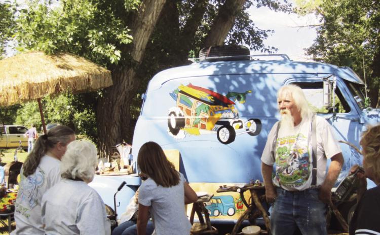 An eye-catching vendor booth did steady business at the 2023 Greenhorn Valley Days. Photo by Shirley Pigg