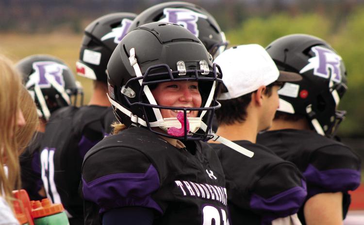 RHS Thunderbolt Nicoline Larson has missed only one extra point this season. Photo Courtesy of Karen Rochester