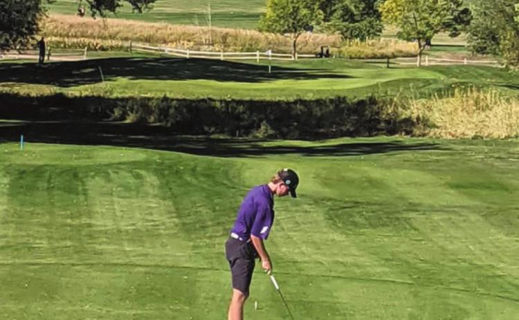 Rye High School senior Chance Donlon placed 44th of the finest golfers in Colorado High Schools during the State Tournament in Elizabeth. Courtesy Photo