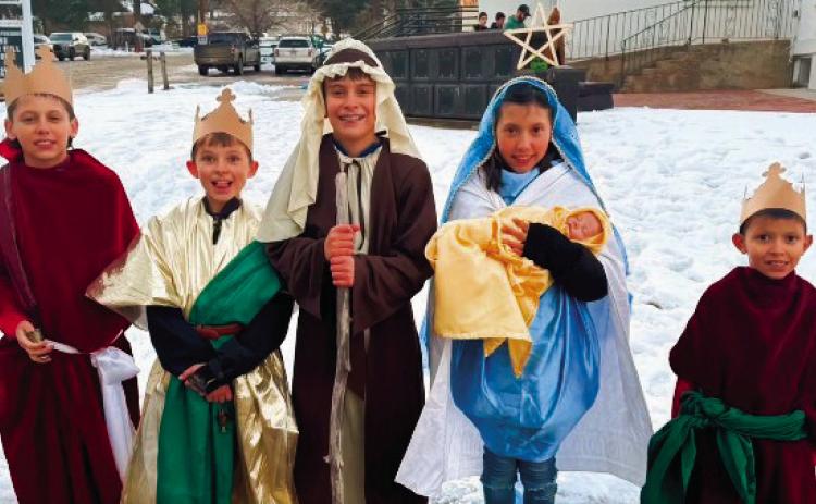 An amazing live nativity scene at the Rye celebration highlighted the Christmas season's meaning Courtesy Photo