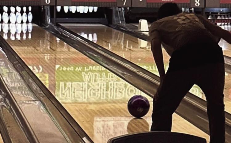 The concentration by this Unified Bowling team member is obvious! Courtesy Photo