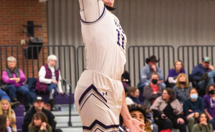 Rye beat Swink 46-41 on Thursday, Jan. 27 during a game where the 4th quarter could have gone to either team. The boys fell to Crowley County on Saturday, Jan. 29 during a home conference game 47-57. They are now 3-3 in League. Camden Steele #11 completed Thursday’s game vs Swink with 13 points, 1 assist, 5 rebounds. Then on Saturday vs Crowley County he had 8 points, 3 assists and 5 rebounds. Photo by Sue Barcus
