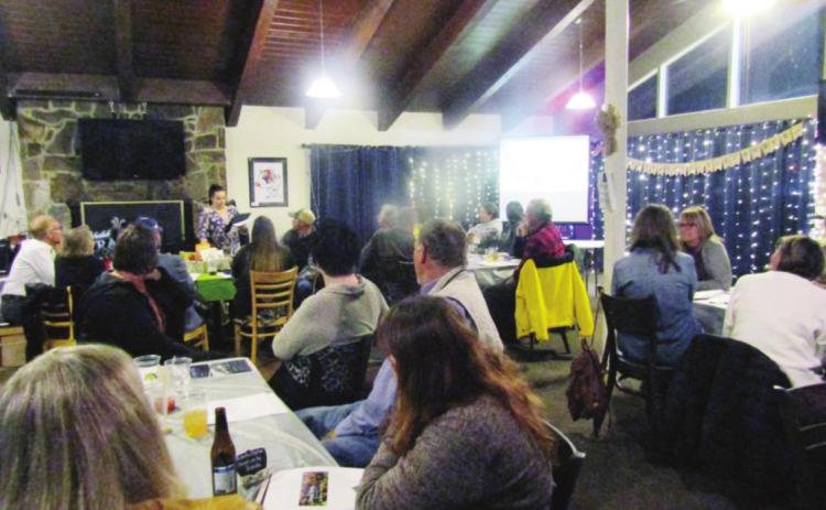 Every table was filled at the Greenhorn Valley Chamber's Annual Dinner and Meeting held at the Round Table at Hollydot. Photo by Shirley Pigg