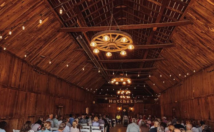 The Hatchet Ranch opened its doors to host a Community Church Gathering so that evacuated Greenhorn Valley residents could worship together. Courtesy Photo