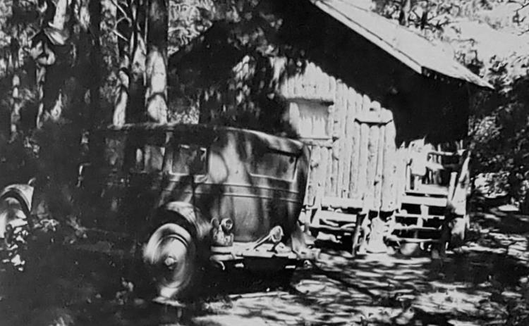 One of the first cabins built Courtesy Photo