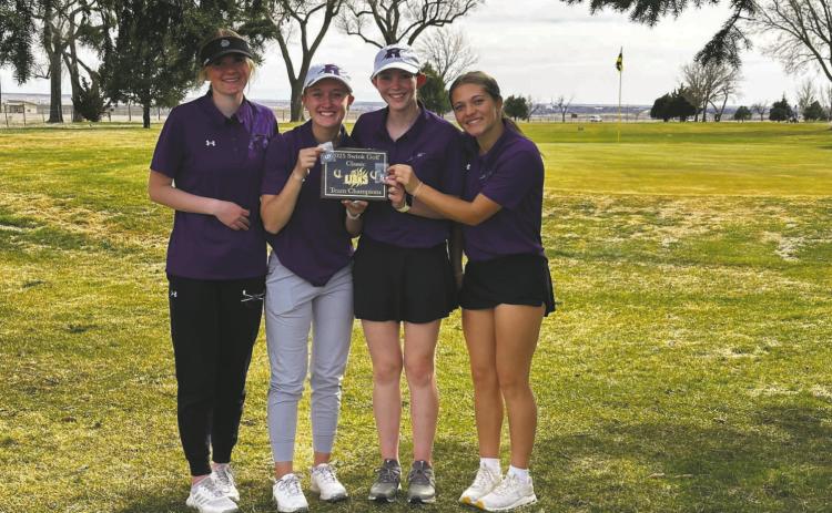 Rye High School Girls golf team (L-R) Olivia Donlon, Kenzie Nielsen, Kelsy Stribling, and Gloria Ruiz Courtesy Photo