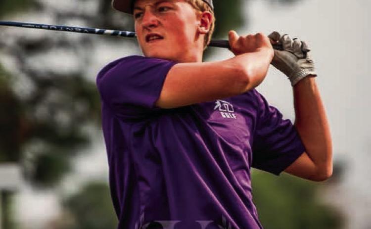 Branson Burbidge, Rye High School Senior, led the golf team with a 82 in the first tournament of the season. The team placed 2nd in the Swink Golf Classic Courtesy Photo