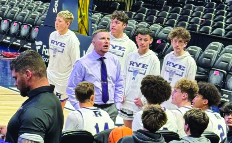 Rye High School Head Coach for boys basketball, Clay Klipfel, invites the community to support 2025 RHS athletics. Courtesy Photo