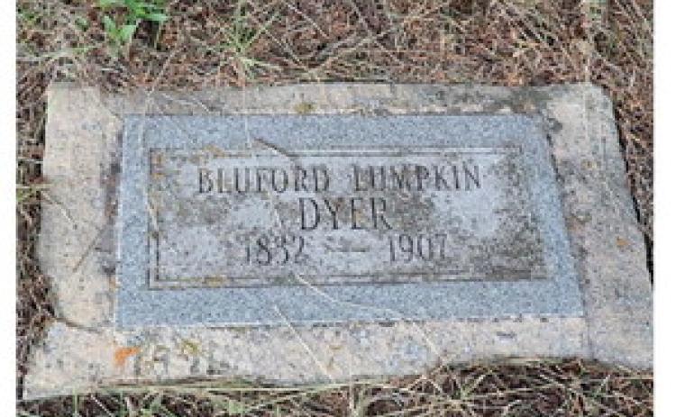Dyer Bluford Lumpkin Tombstone Courtesy Image