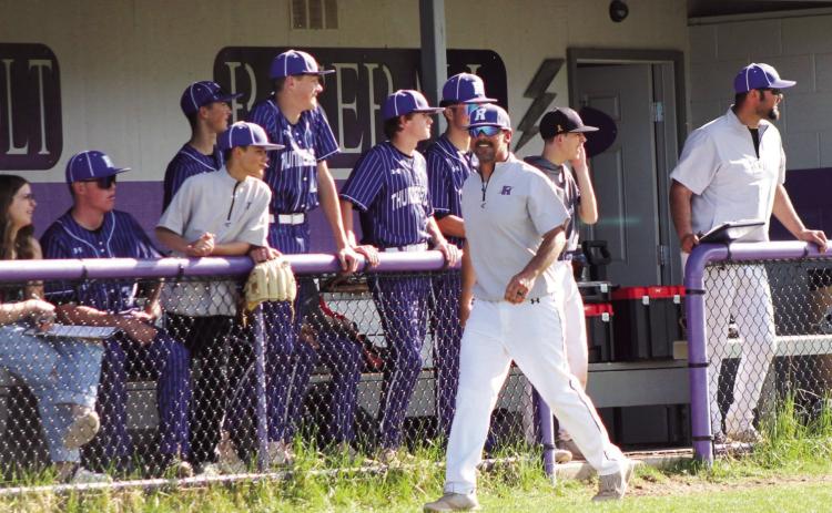 Rye Baseball Head Coach Stacey Graham and his young Thunderbolts have nearly clinched a play-off spot. Photo by Karen Rochester