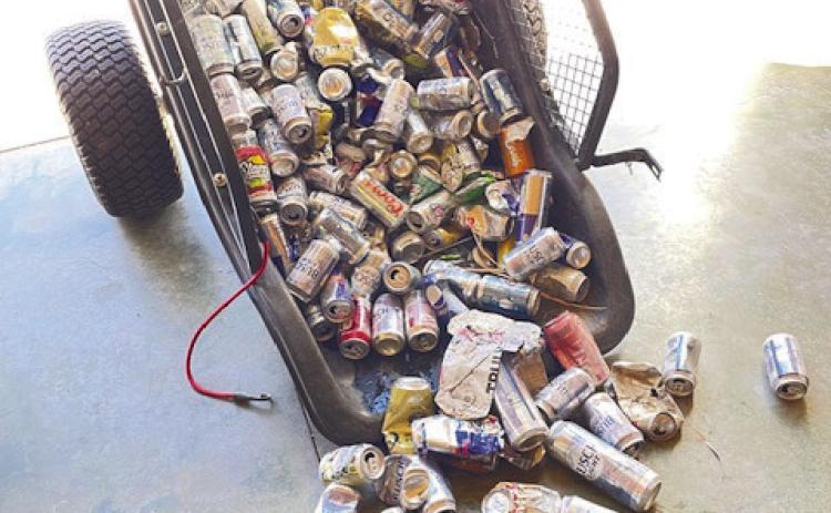 Bob Smith has collected trash throughout the valley Courtesy Photo