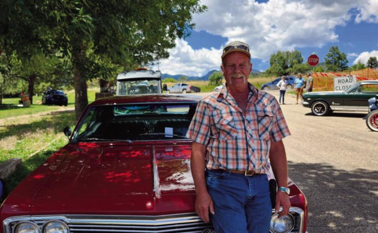 Marvin Crawford showed his 1966 Chevrolet Impala SS in the Cool Mountain Run Car Show Photo by Shirley Pigg