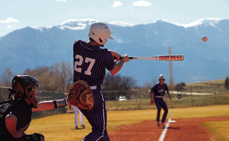 Rye High School, #27 Brandon Benz w/ a triple Photo courtesy of Karen Rochester