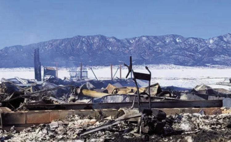 The Mckinney family continues to recover following the loss of their home to fire on Febrauary 17. The Greenhorn Valley community continues to provide support through GoFundMe.com Courtesy Photo