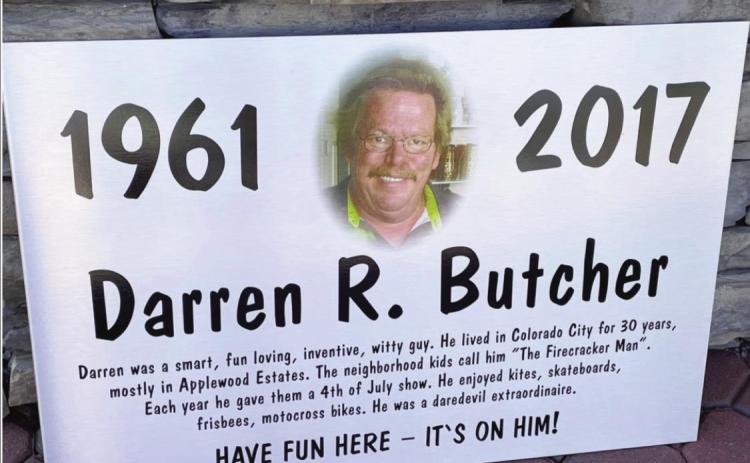 A memoral to Jim and Judy Butcher’s son,, Darren, brings Disc Golf to the Greenhorn Valley. Courtesy Photo