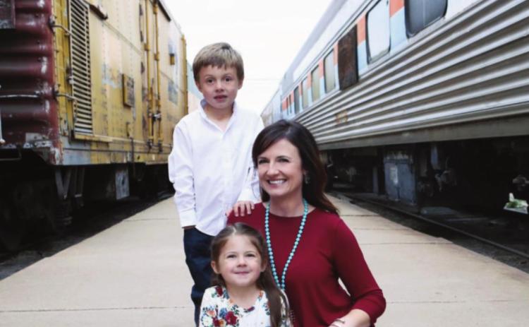 Courtesy Photo Rye High School Counselor Juli Gennetta, with her children, Brett and Grace. Gennetta is new to the valley school this year.