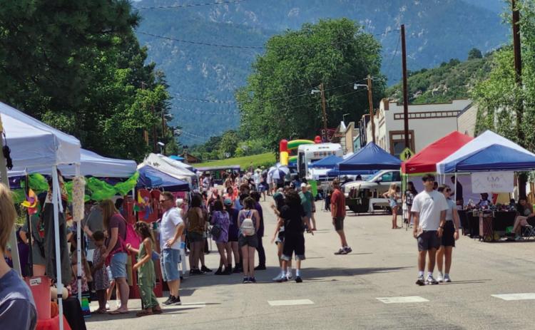 Attendees roamed Rye's Main Street on Saturday, August 9, checking out vendors and local businesses during the Rye Town Square Fair 2025 Photo by Shirley Pigg