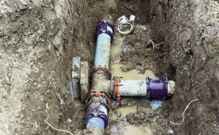 Waterline break early Friday, shut down Woodbine Village, East Cuerno Verde, and North parkway until late Saturday, Courtesy Photo