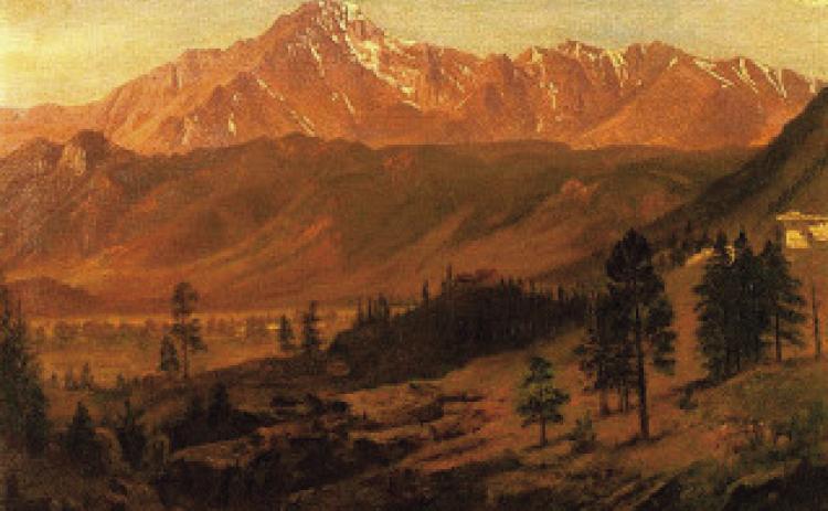 Pikes Peak painting by Albert Bierstadt Courtesy Photo