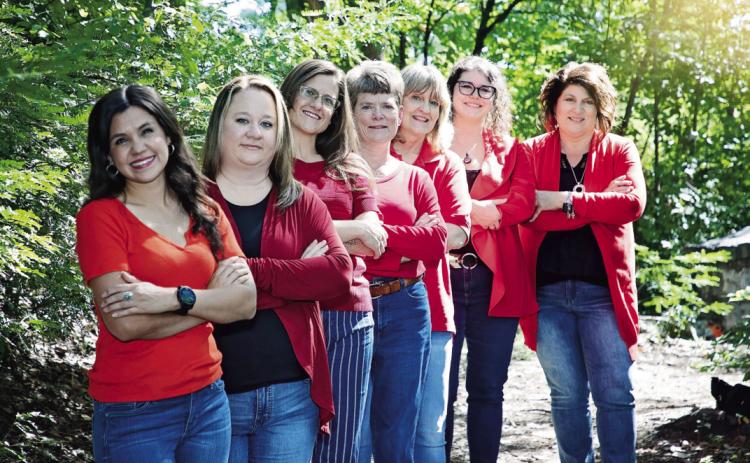 The Greenhorn Valley area / Debbi Gardner State Farm Insurance team : (L-R) Sam, Mary, Rebecca, Lisa, Amy, Aly, Debbi. Courtesy Photo