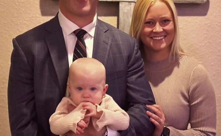 /Rye High School’s new Athletic Director, Ethan Ward, and his family. Courtesy Photo